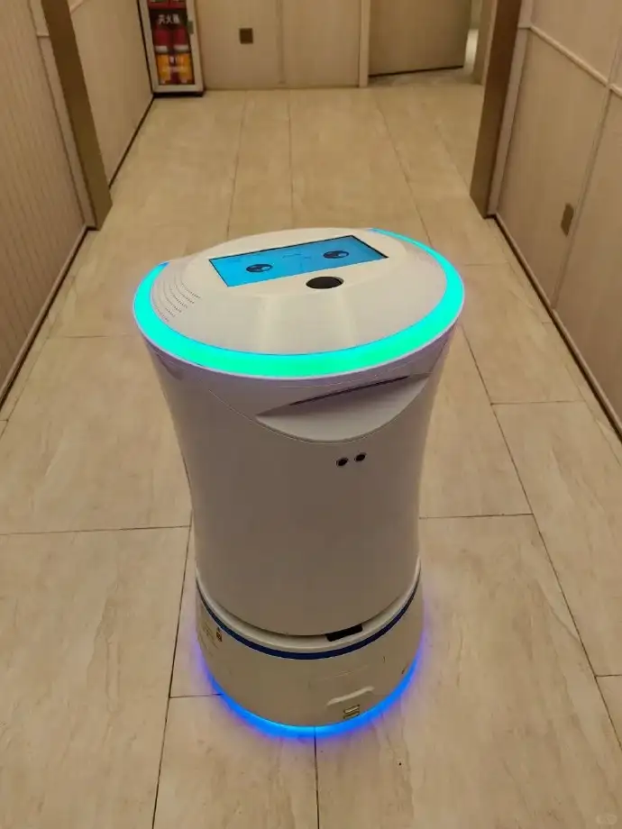 酒店的小机器人，可可爱爱