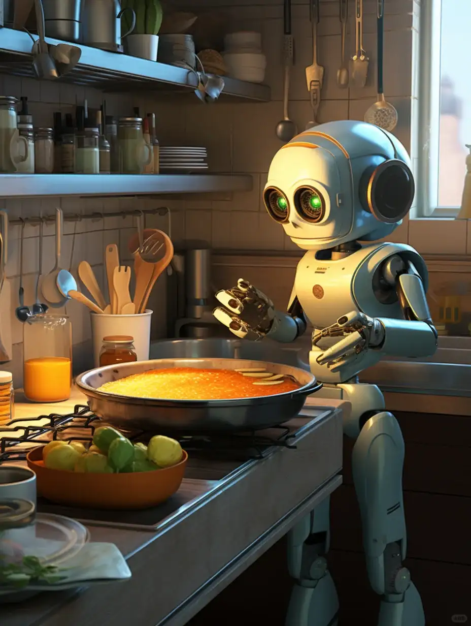 AI绘画，未来的厨师机器人