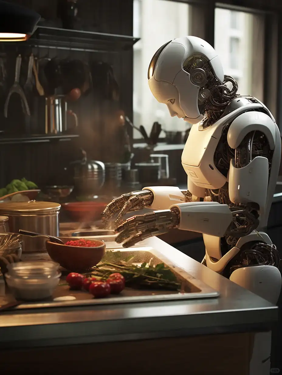 AI绘画，未来的厨师机器人
