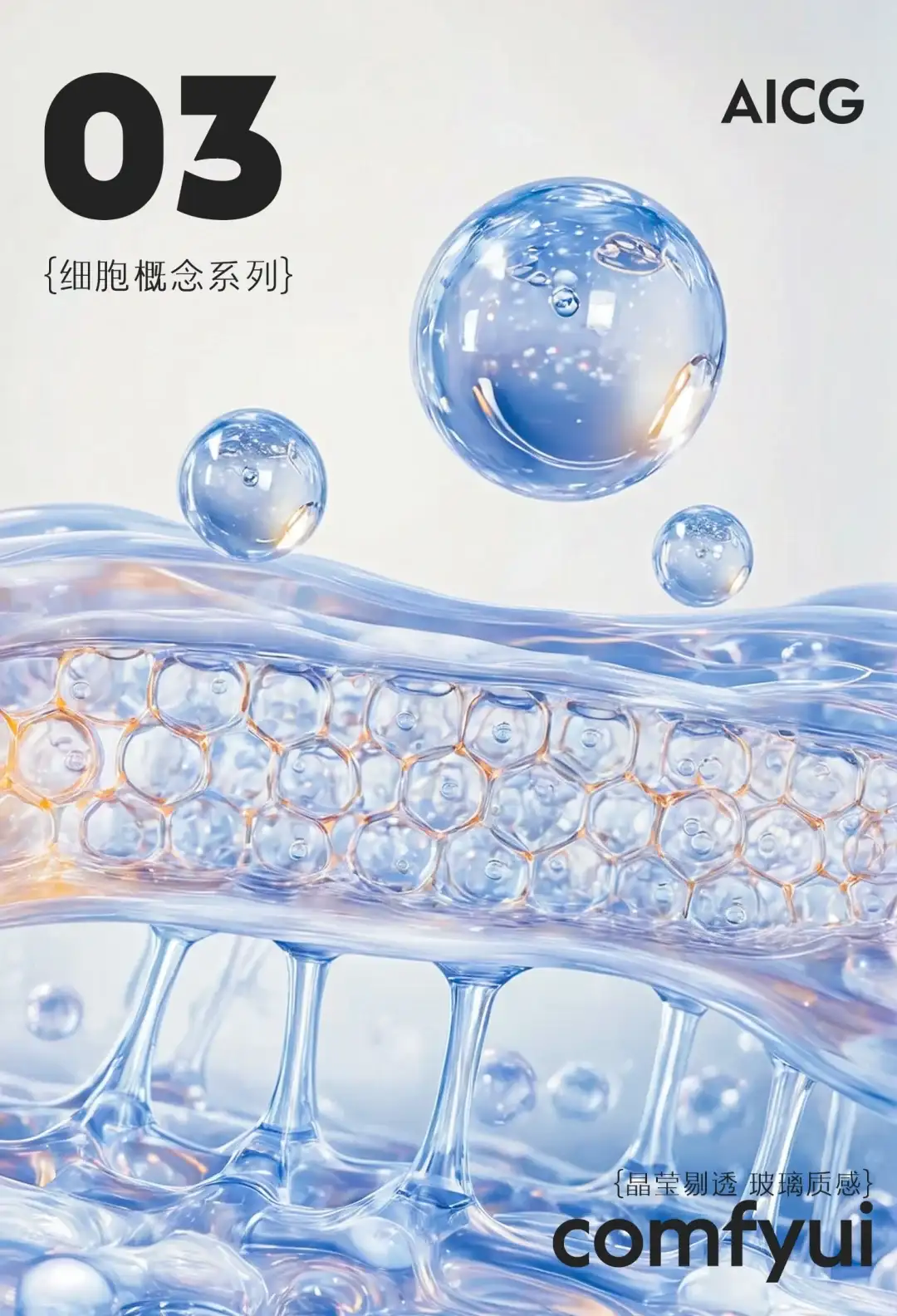 comfyui | AICG水分子细胞素材生成