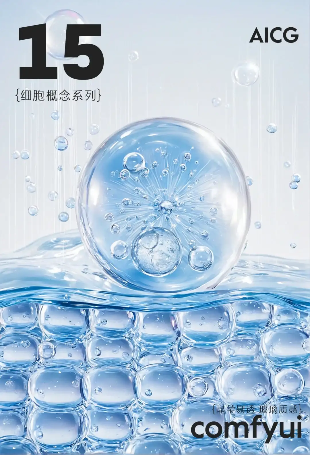 comfyui | AICG水分子细胞素材生成