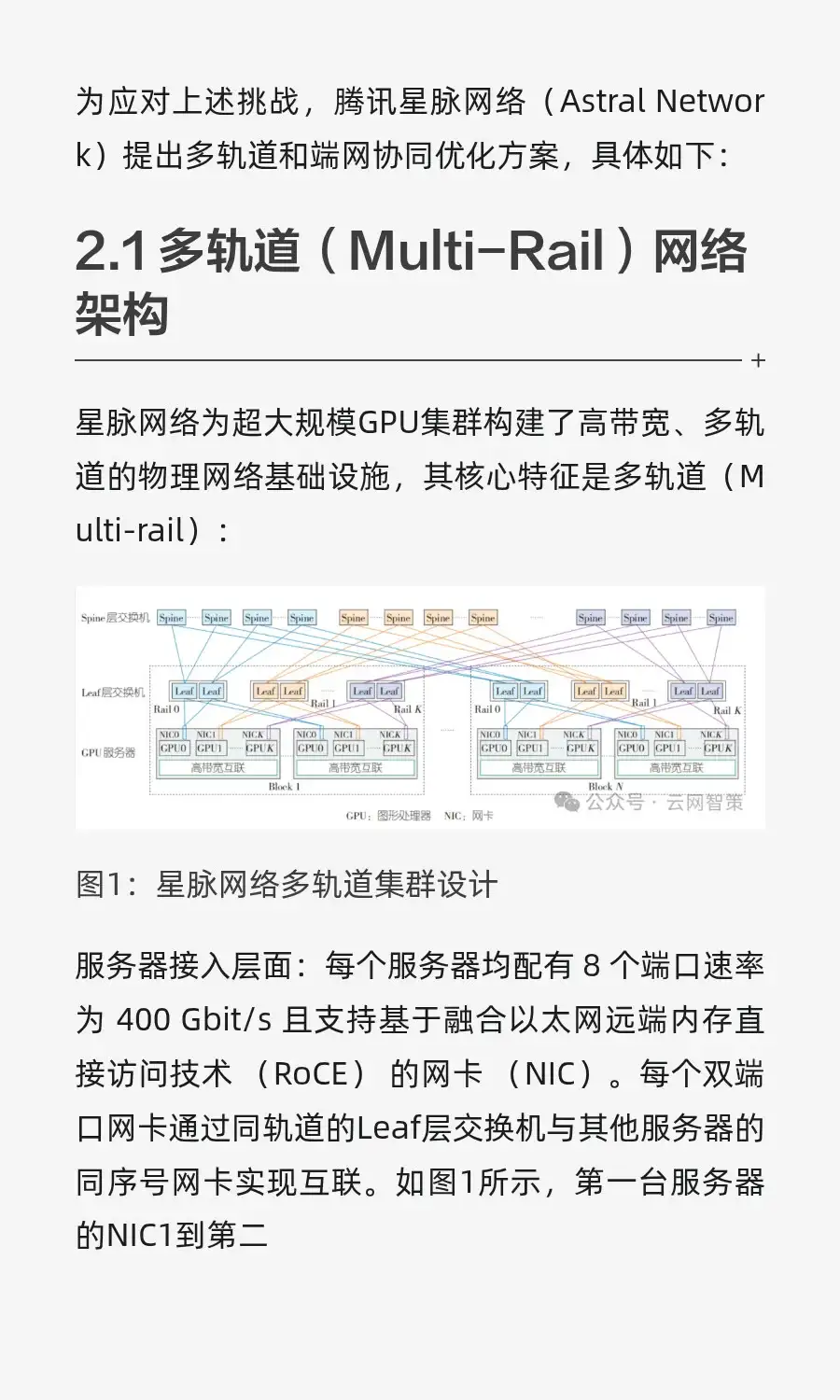万卡集群算力网络:腾讯星脉网络篇