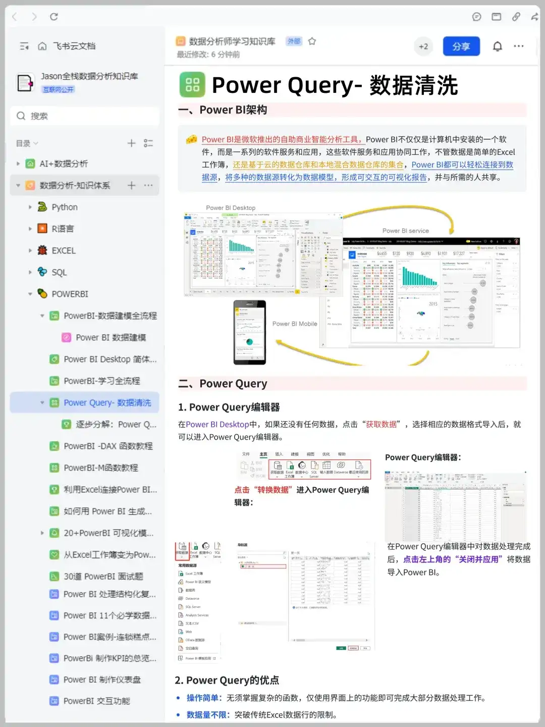 周末加班赶出的这份power Quer～