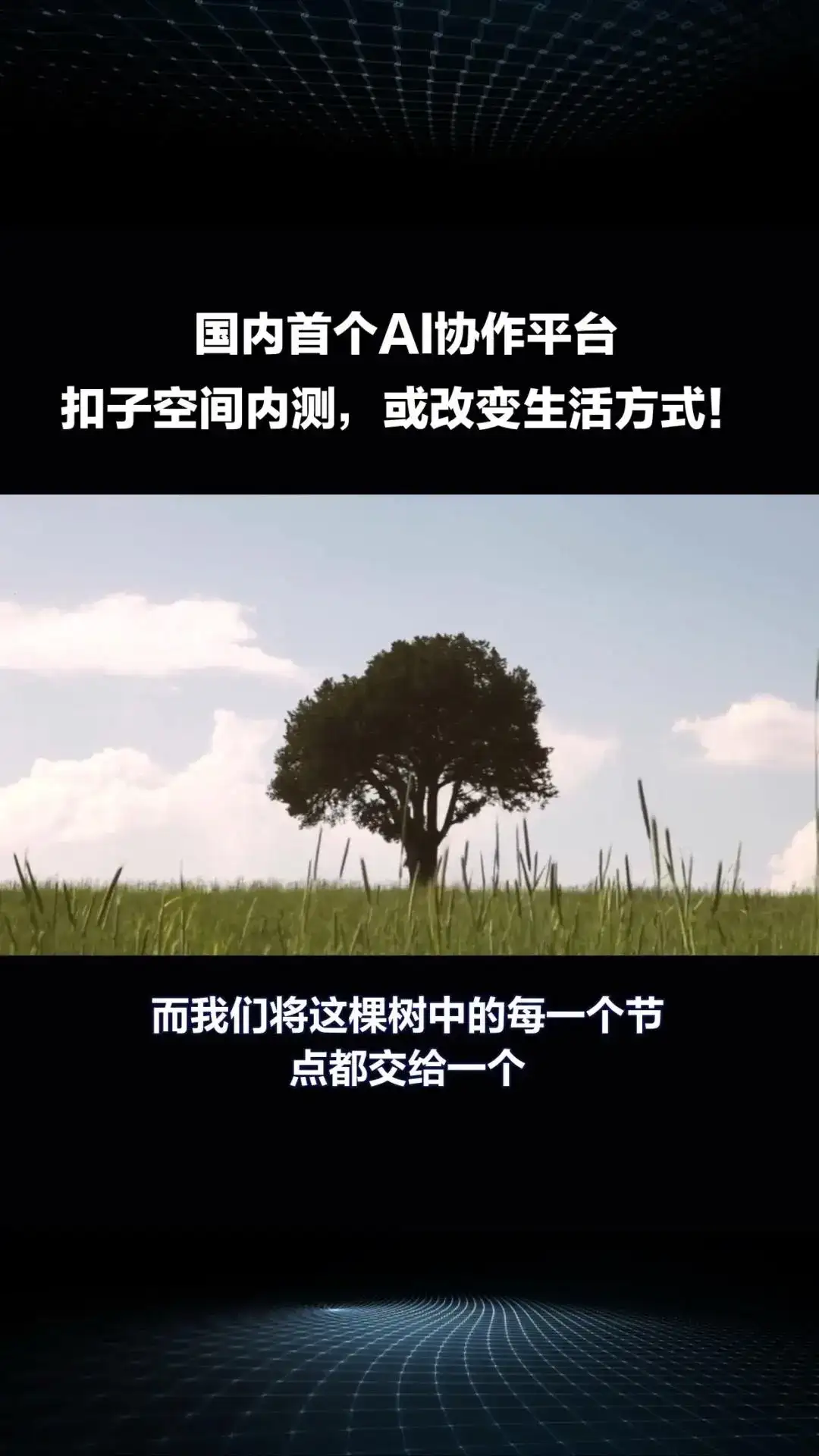 国内首个AI协作平台“扣子空间”内测