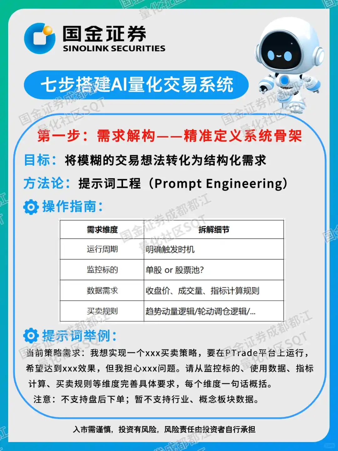 新手如何搭建自己的AI量化交易系统？