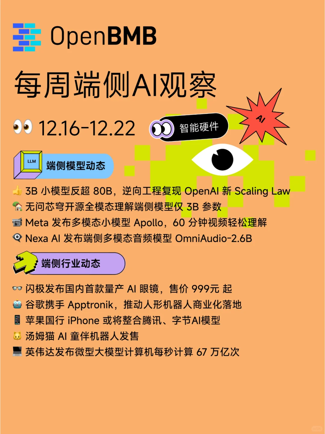 端侧AI Weekly （12.16-12.22）