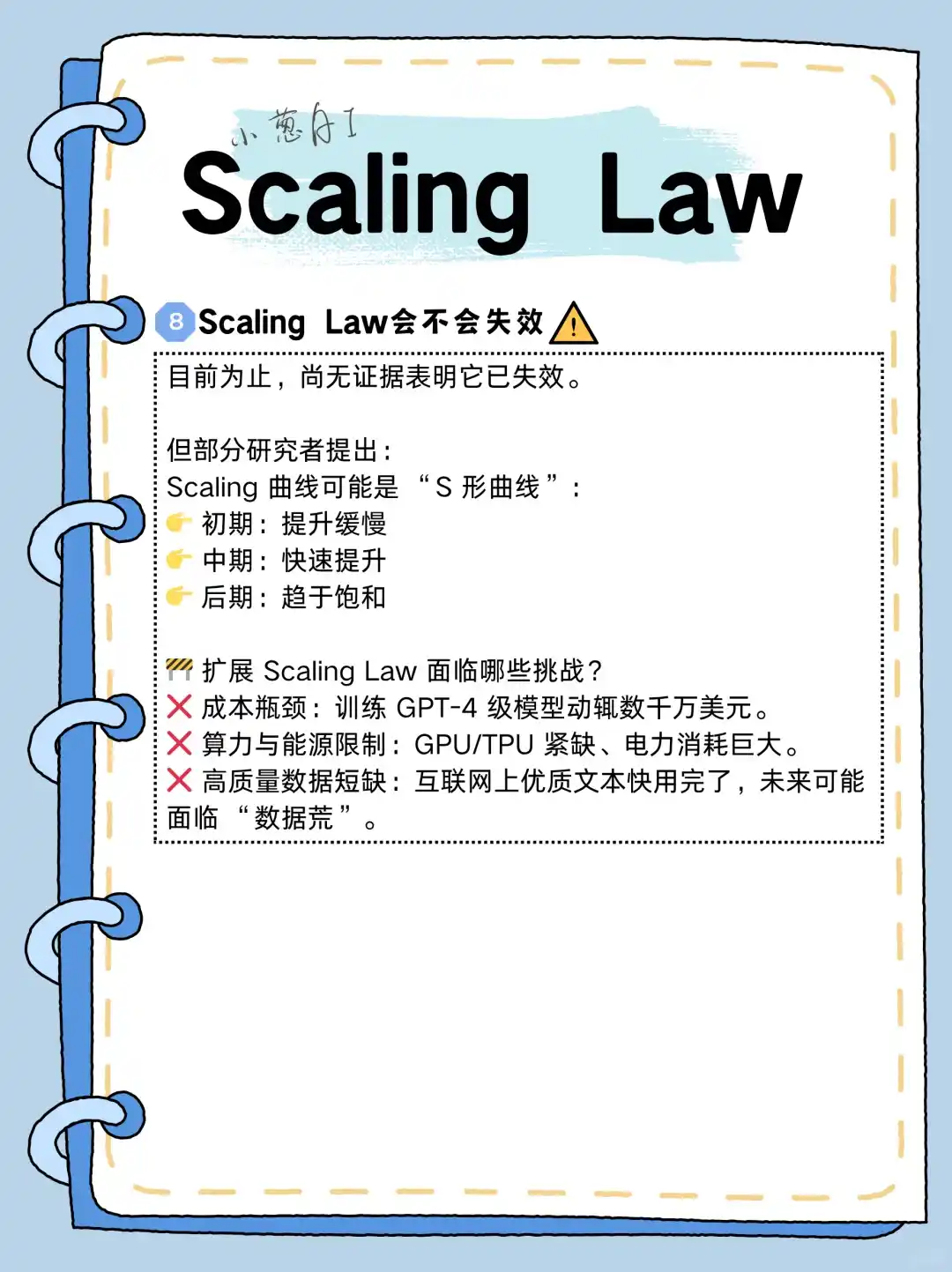 每天拆解一个AI知识点：Scaling Law
