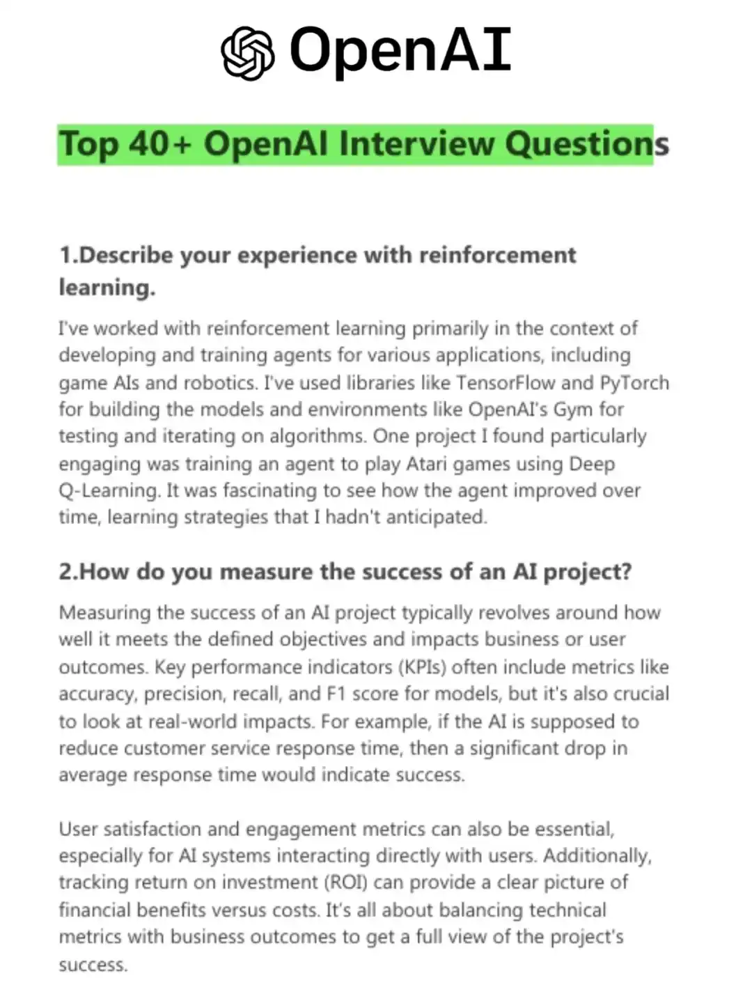 OpenAI 面试让我明显感受到了信息差