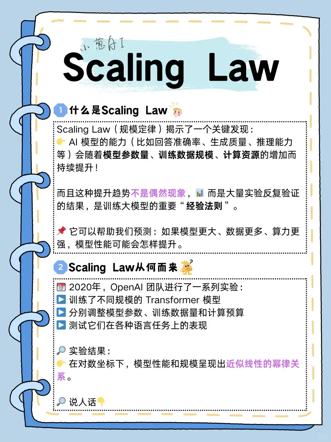 每天拆解一个AI知识点：Scaling Law