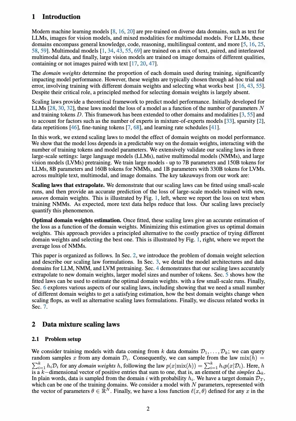 苹果：最优数据混合的Scaling Laws